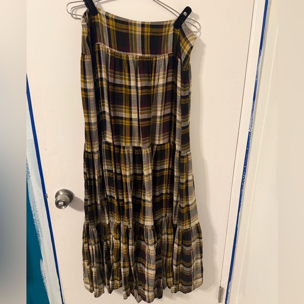 Natural Life plaid skirt XL